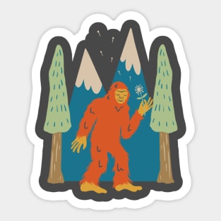 Bigfoot Cryptid Cryptids Supernatural Cryptozoology Sticker